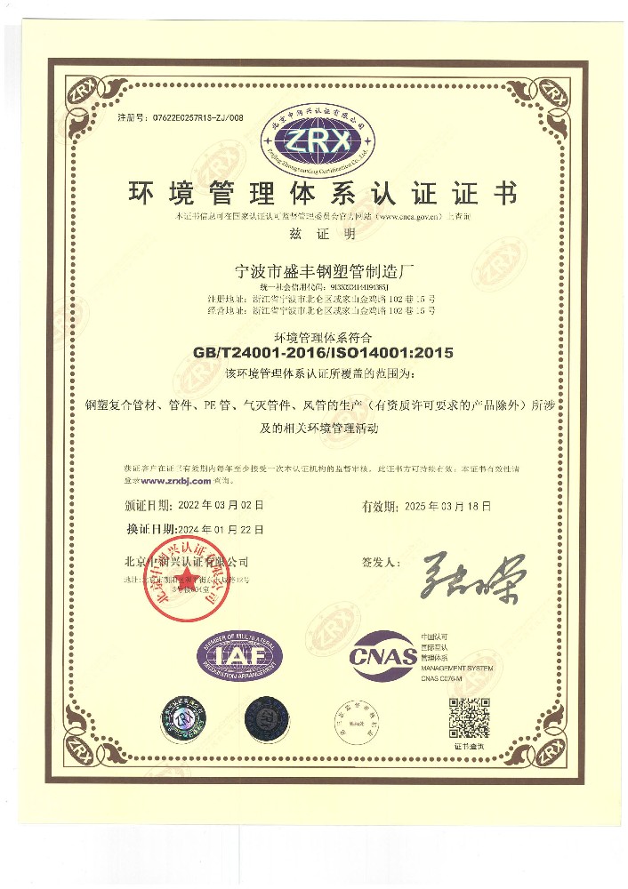 環(huán)境管理體系